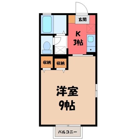 小山駅 徒歩31分 2階の物件間取画像